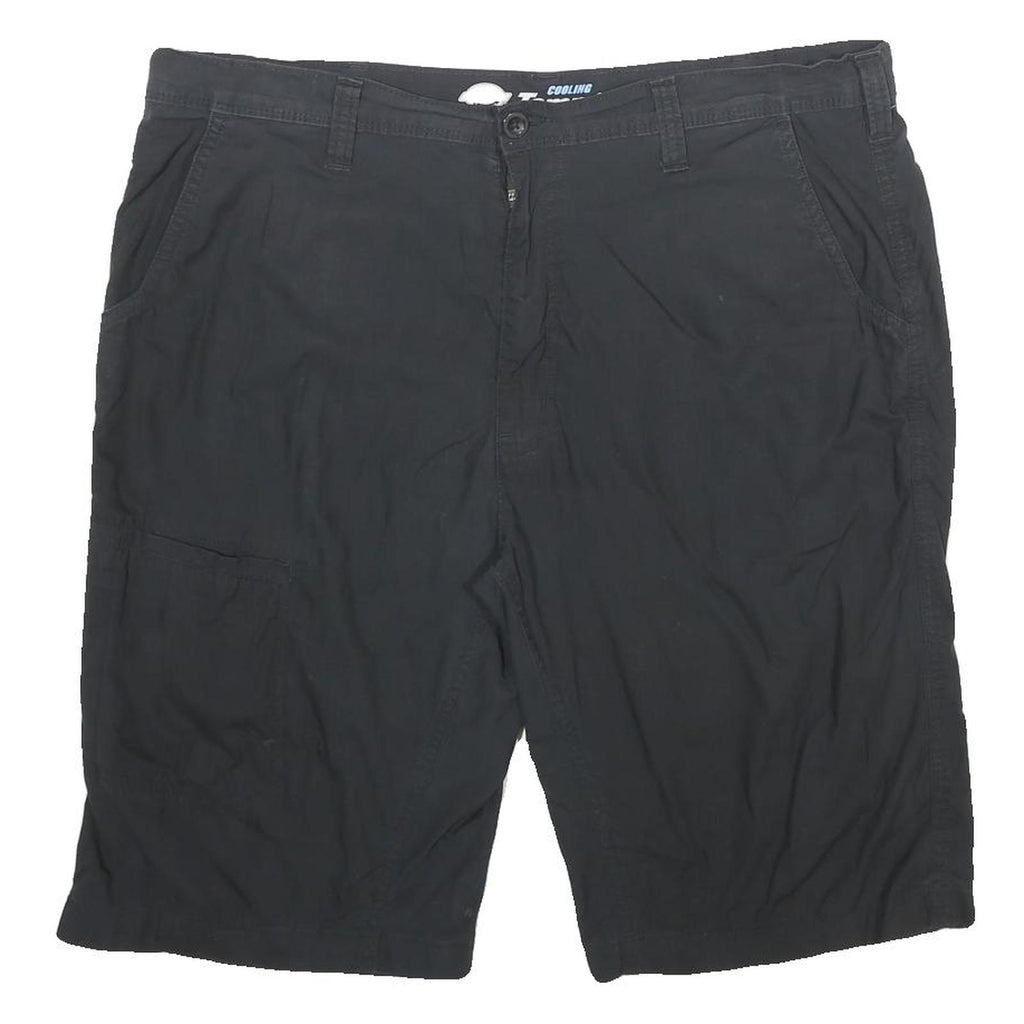 DICKIES Mens Black Casual Shorts XL W38 Cotton Blend Button Closure