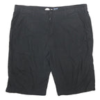 DICKIES Mens Black Casual Shorts XL W38 Cotton Blend Button Closure