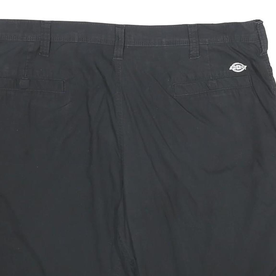 DICKIES Mens Black Casual Shorts XL W38 Cotton Blend Button Closure