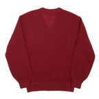 LACOSTE Mens Red Wool Plain V-Neck Basic Knit XXS Jumper Classic Style