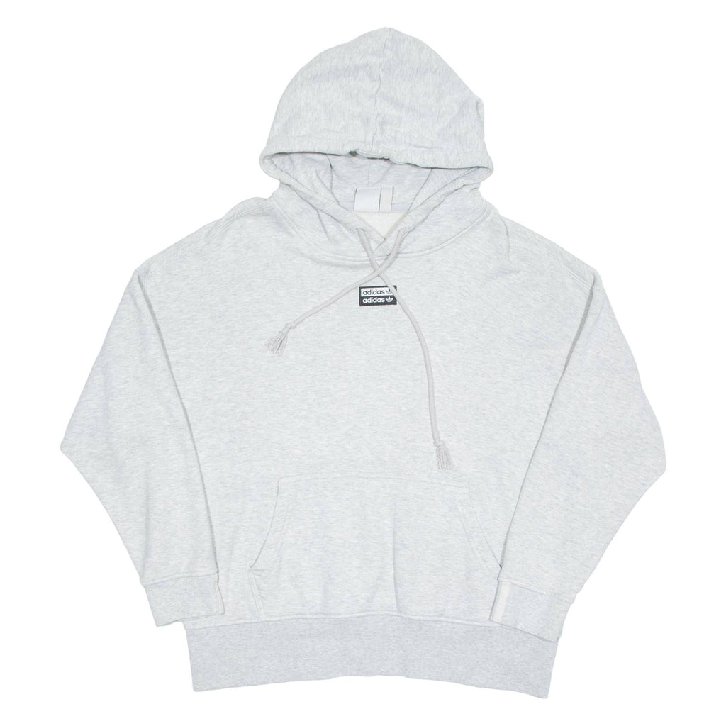 ADIDAS Womens Grey Hoodie UK 10