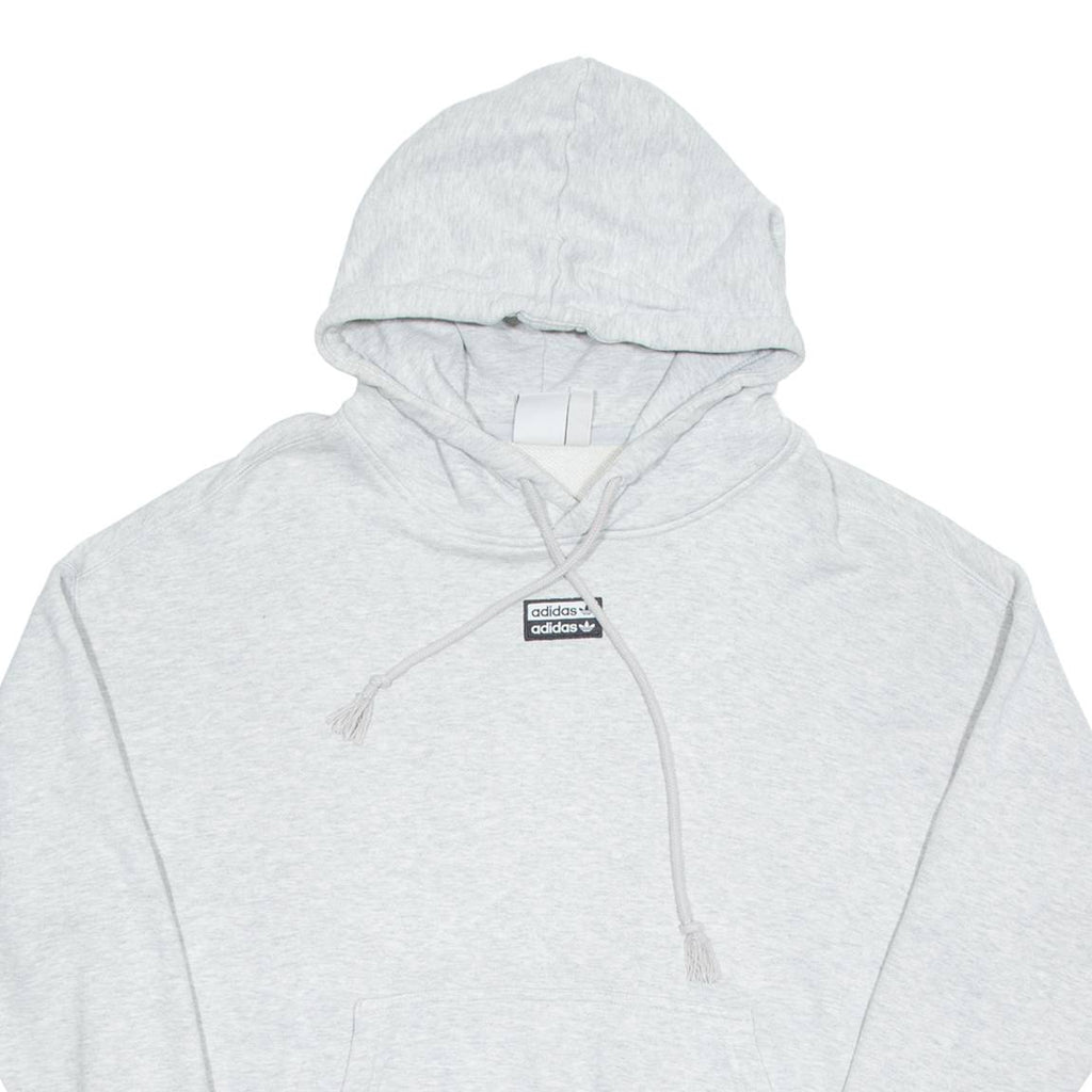 ADIDAS Womens Grey Hoodie UK 10