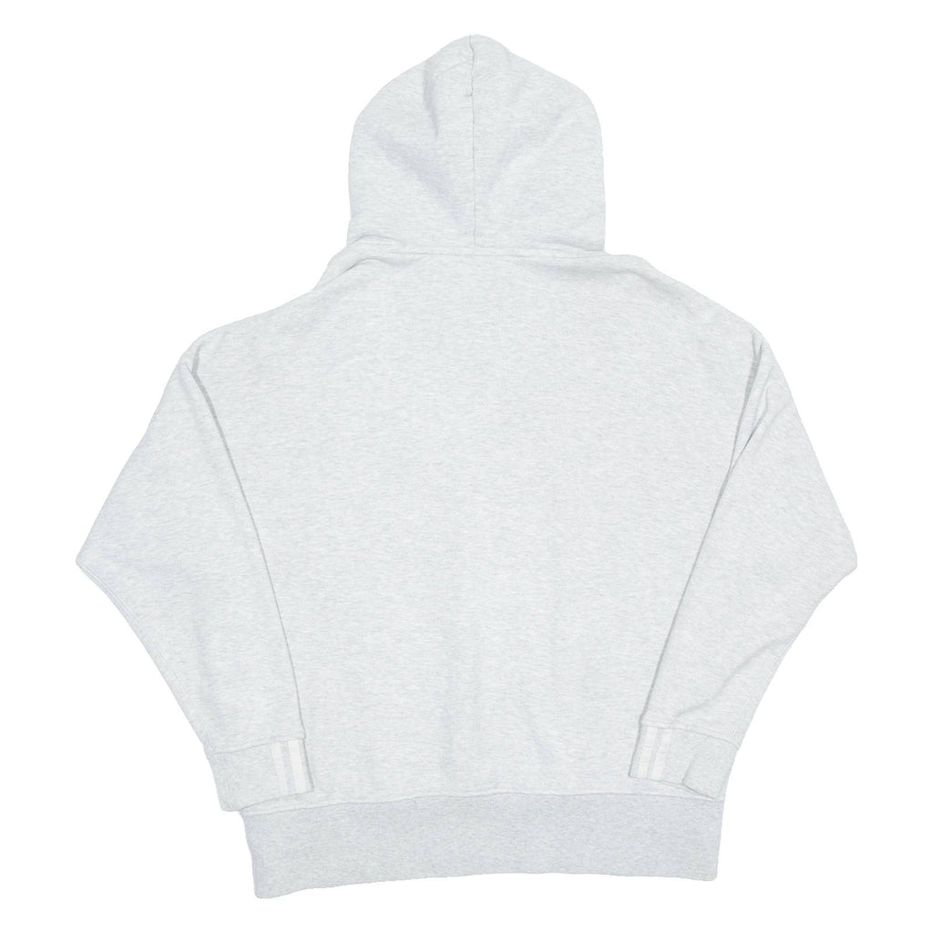 ADIDAS Womens Grey Hoodie UK 10
