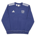 ADIDAS Boys Blue FC ECC Logo Crew Neck 14-15Y Sweatshirt Sportswear