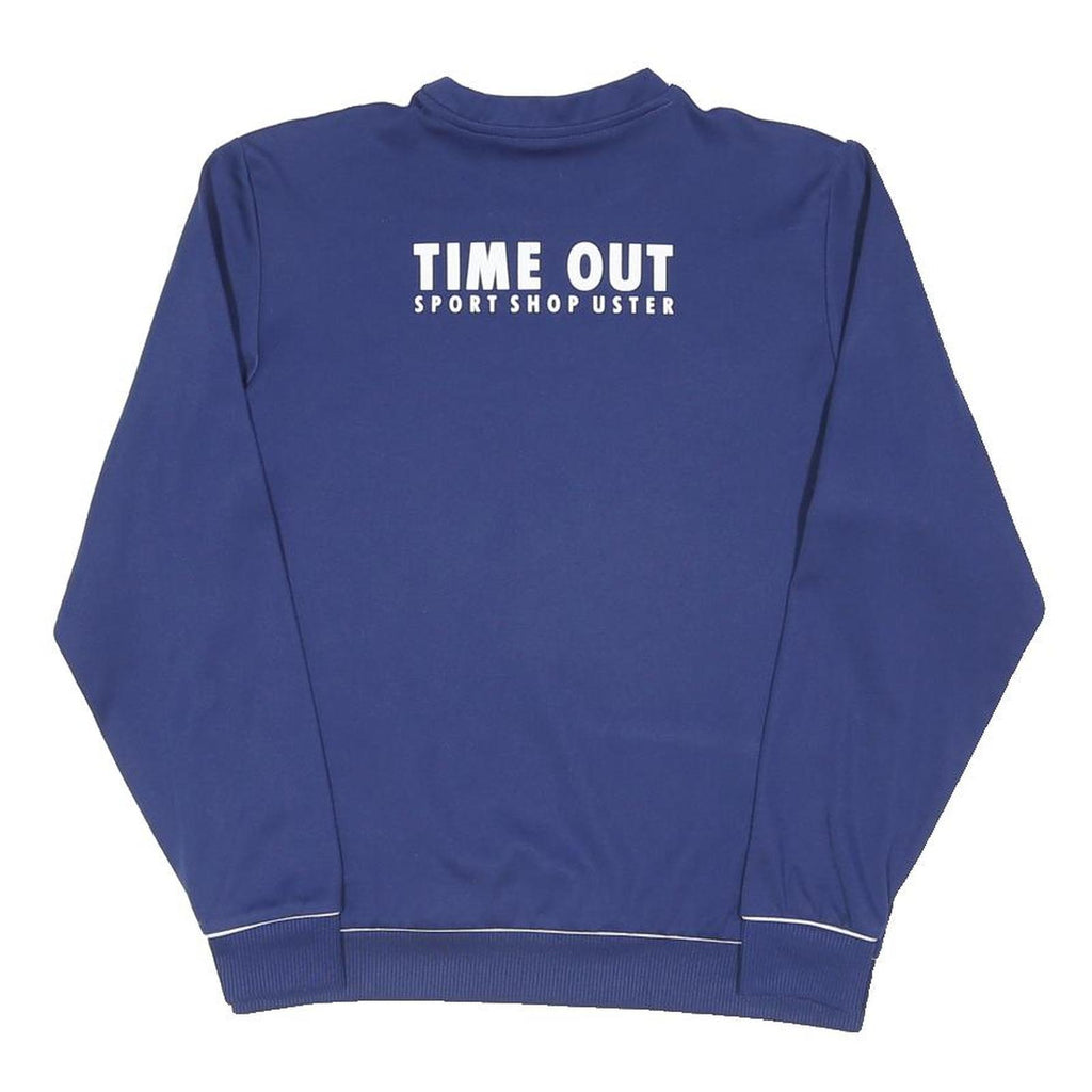 ADIDAS Boys Blue FC ECC Logo Crew Neck 14-15Y Sweatshirt Sportswear