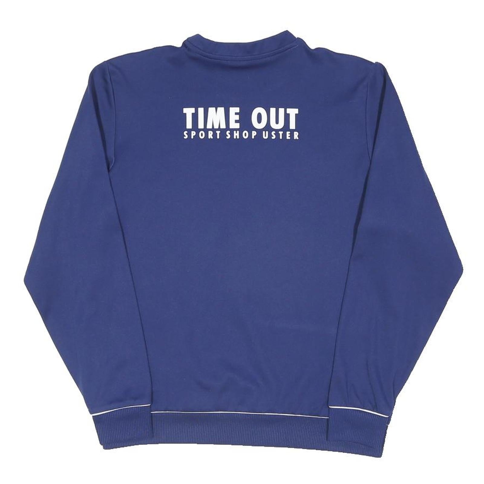 ADIDAS Boys Blue FC ECC Logo Crew Neck 14-15Y Sweatshirt Sportswear