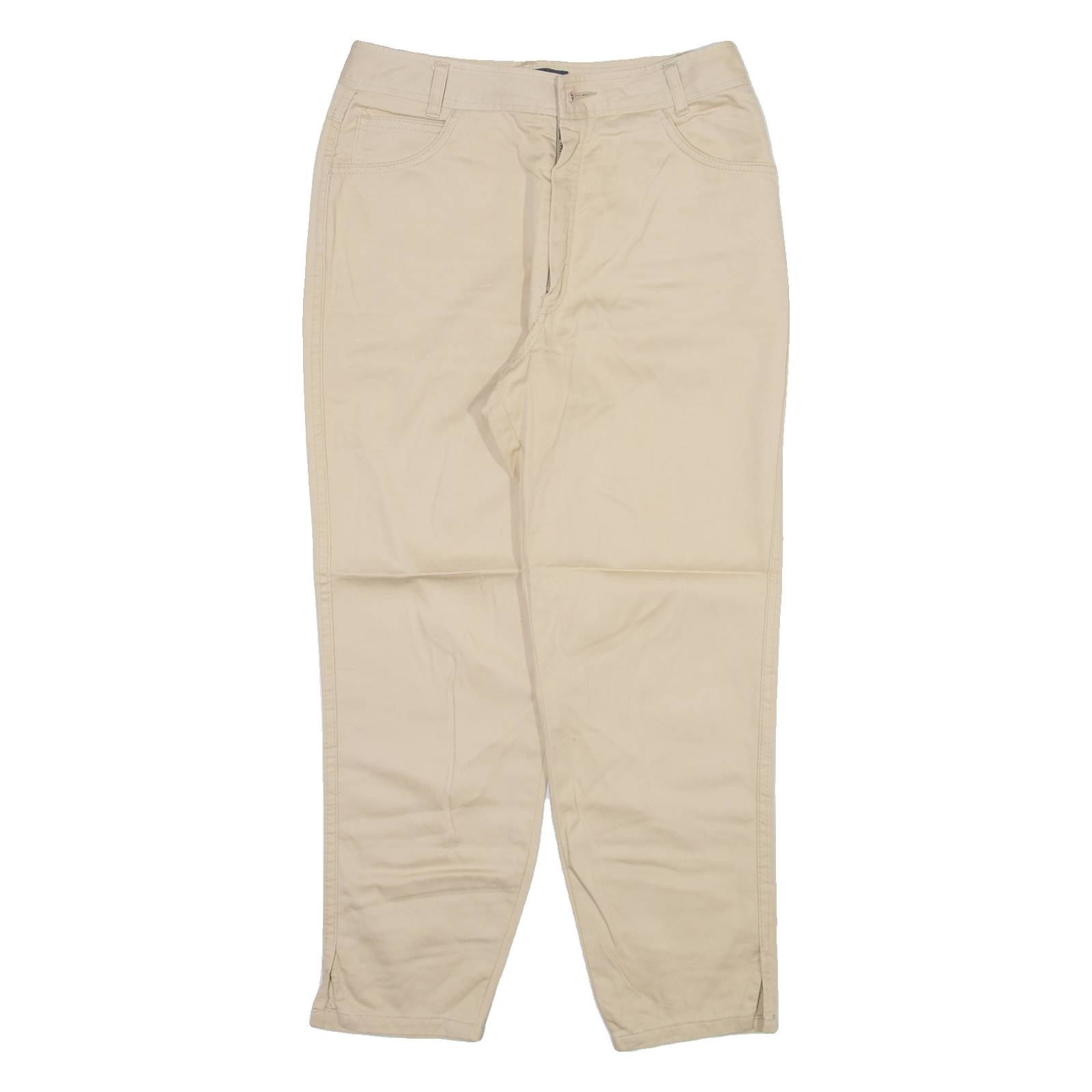 MAD JEANS Womens Trousers Cream Slim Tapered W26 L22