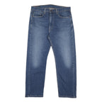 LEVI'S 505 Mens Jeans Blue Regular Straight Denim Medium W33 L29 Classic Style