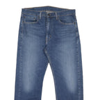 LEVI'S 505 Mens Jeans Blue Regular Straight Denim Medium W33 L29 Classic Style