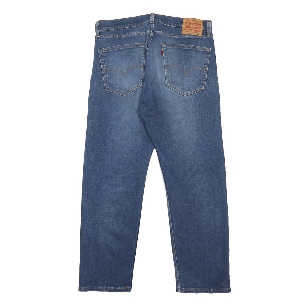 LEVI'S 505 Mens Jeans Blue Regular Straight Denim Medium W33 L29 Classic Style