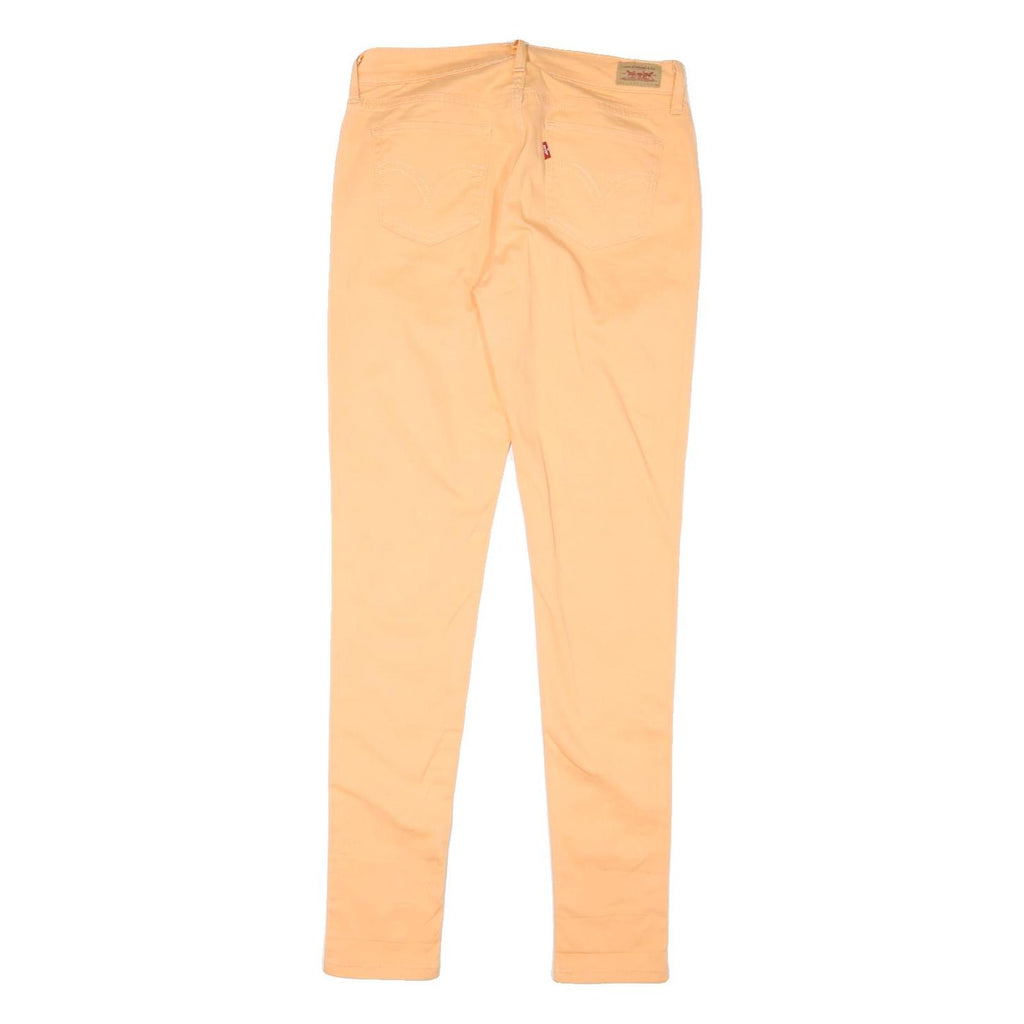 LEVI'S 535 Womens Jeans Orange Regular Skinny Denim Medium W30 L32 Stylish