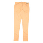 LEVI'S 535 Womens Jeans Orange Regular Skinny Denim Medium W30 L32 Stylish
