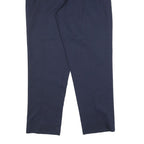 RED KAP Womens Regular Fit Navy Blue Trousers W28 L30 Cotton Blend Zip Closure