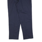 RED KAP Womens Regular Fit Navy Blue Trousers W28 L30 Cotton Blend Zip Closure