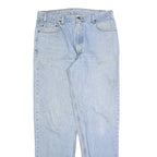 LEVI'S 540 Mens Jeans Blue Regular Straight Denim Light W36 L34 Zip Closure