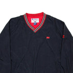 CHAMPION Mens Pullover Jacket Black Nylon 2XL