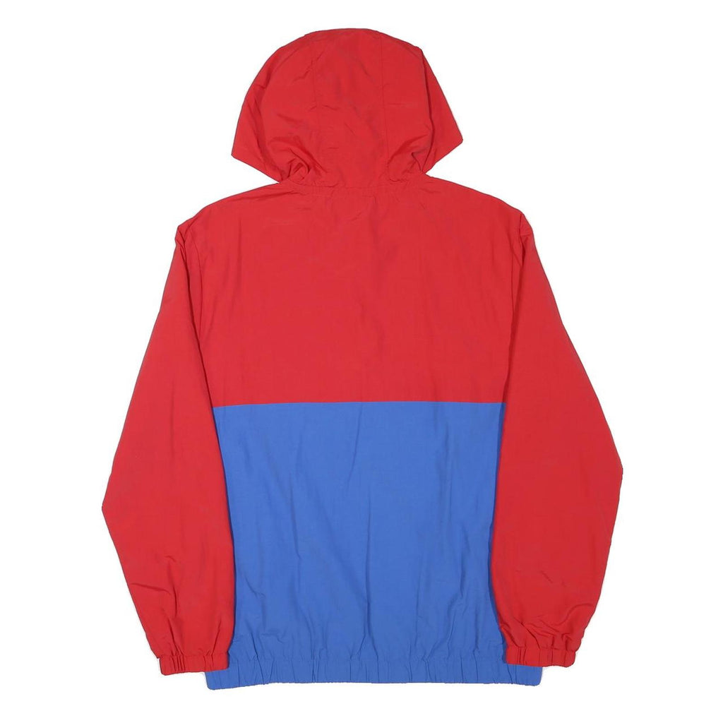 FILA Mens Red & Blue Zip Hooded Classic Jacket M Polyester Blend Sportswear