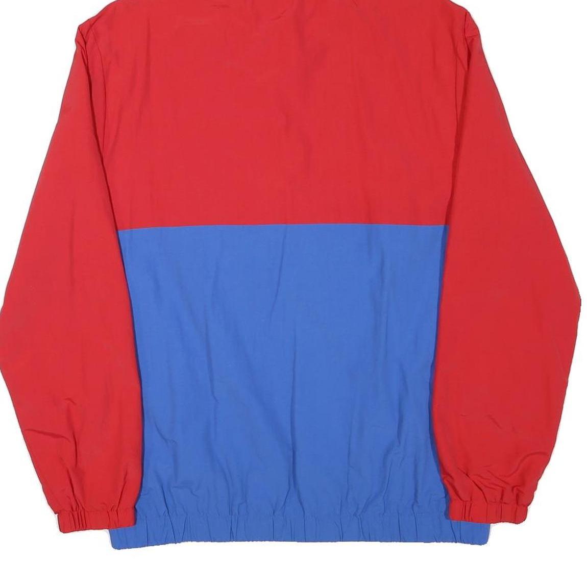 FILA Mens Red & Blue Zip Hooded Classic Jacket M Polyester Blend Sportswear