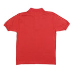 SCREEN STARS Mens Red Short Sleeve Plain M Cotton Blend Polo Shirt Casual