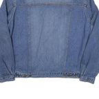 JEAN TRANSIT Mens Blue Denim Jacket XL Cotton Blend Classic Button Closure