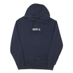 HOODRICH Mens Navy Hoodie L Cotton Blend Pullover Casual Streetwear