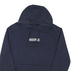 HOODRICH Mens Navy Hoodie L Cotton Blend Pullover Casual Streetwear