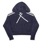 CHAMPION Cropped Womens Black Hoodie XS