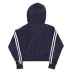CHAMPION Cropped Womens Black Hoodie XS