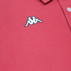 KAPPA Mens Red Short Sleeve Plain Polo Shirt XL Cotton Blend Casual Sportswear