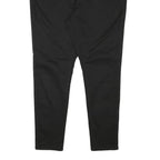 LEVI'S Womens Slim Black Cotton Blend Zip Trousers W36 L27