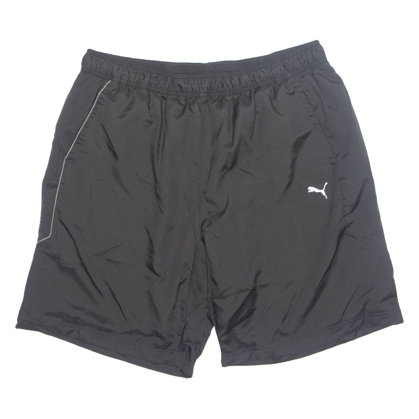 PUMA Mesh Lined Mens Swimming Shorts Black Relaxed 2XL W36