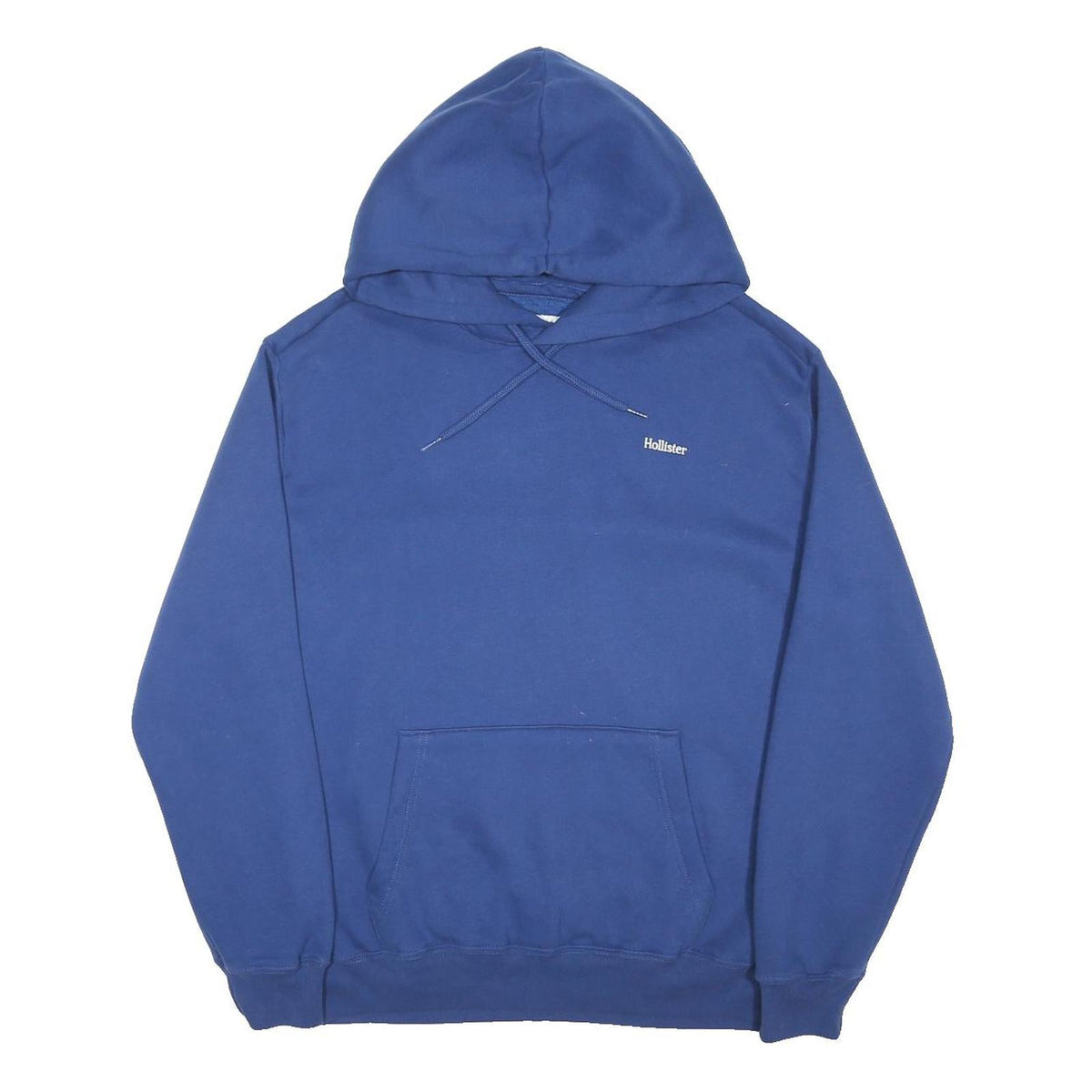 HOLLISTER Mens Blue Hoodie S Cotton Blend Pullover Casual Lightweight