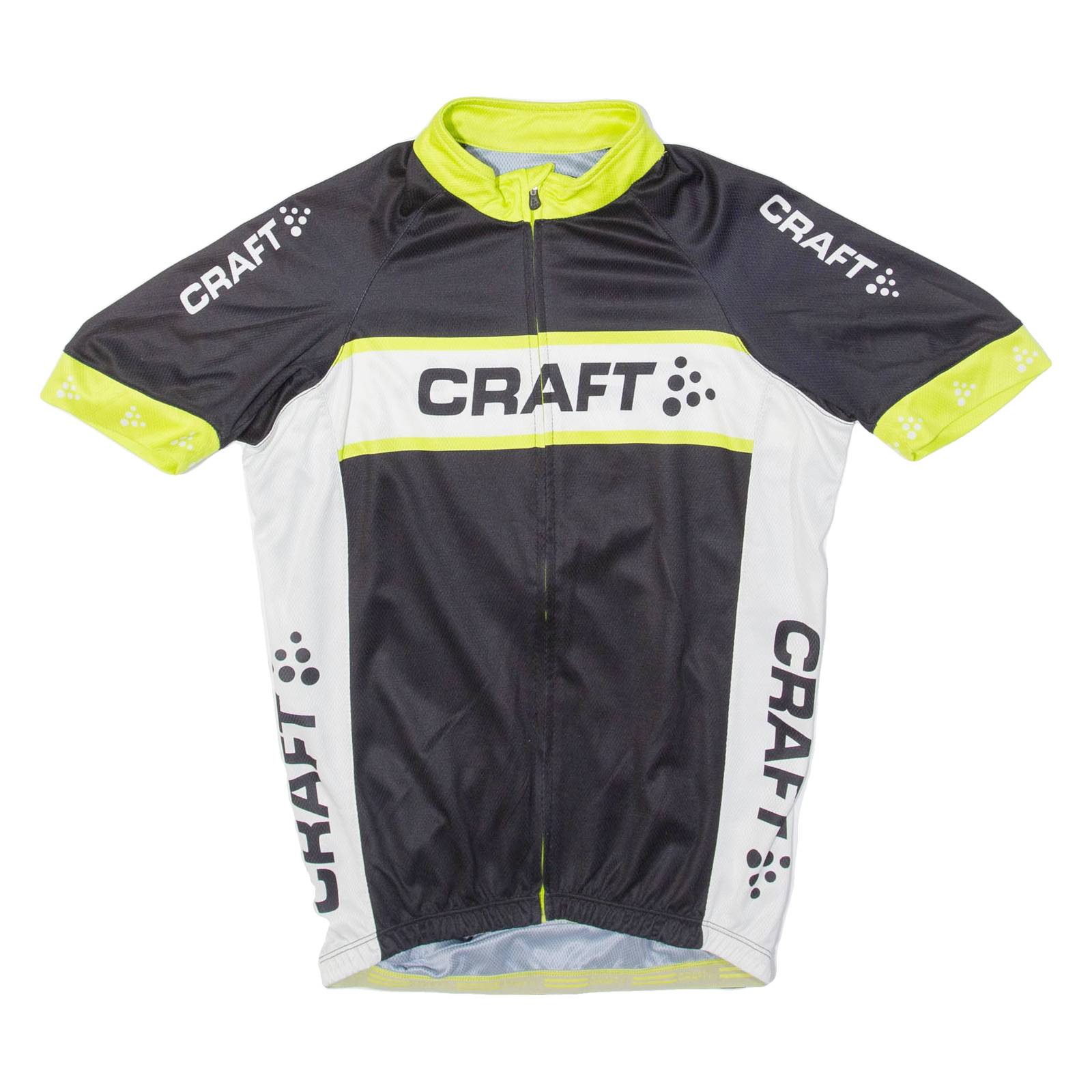 CRAFT Full Zip Cycling Mens Jersey Black S