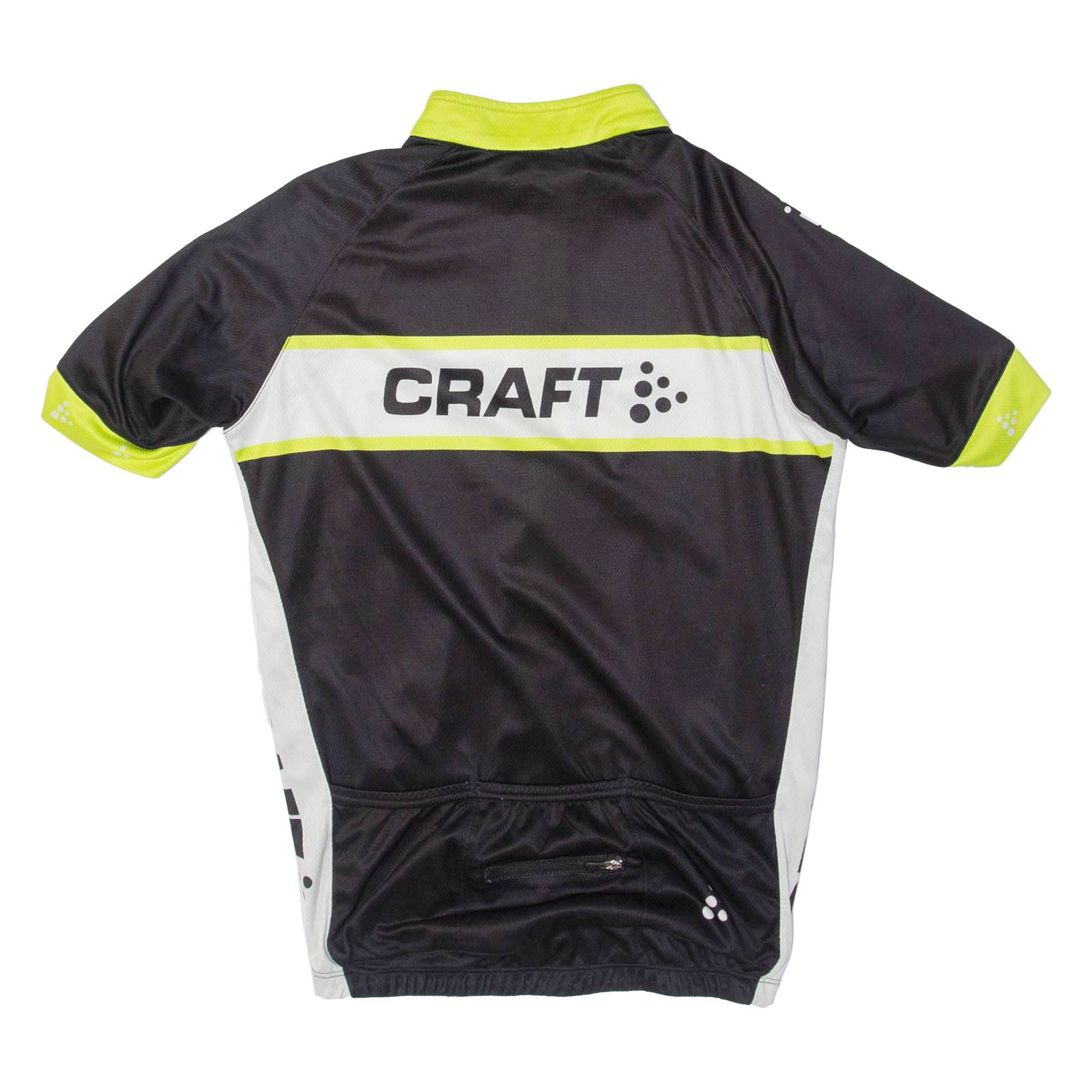 CRAFT Full Zip Cycling Mens Jersey Black S