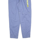 WRANGLER Womens Cotton Blend Blue Regular Fit Straight Leg Trousers W30 L30