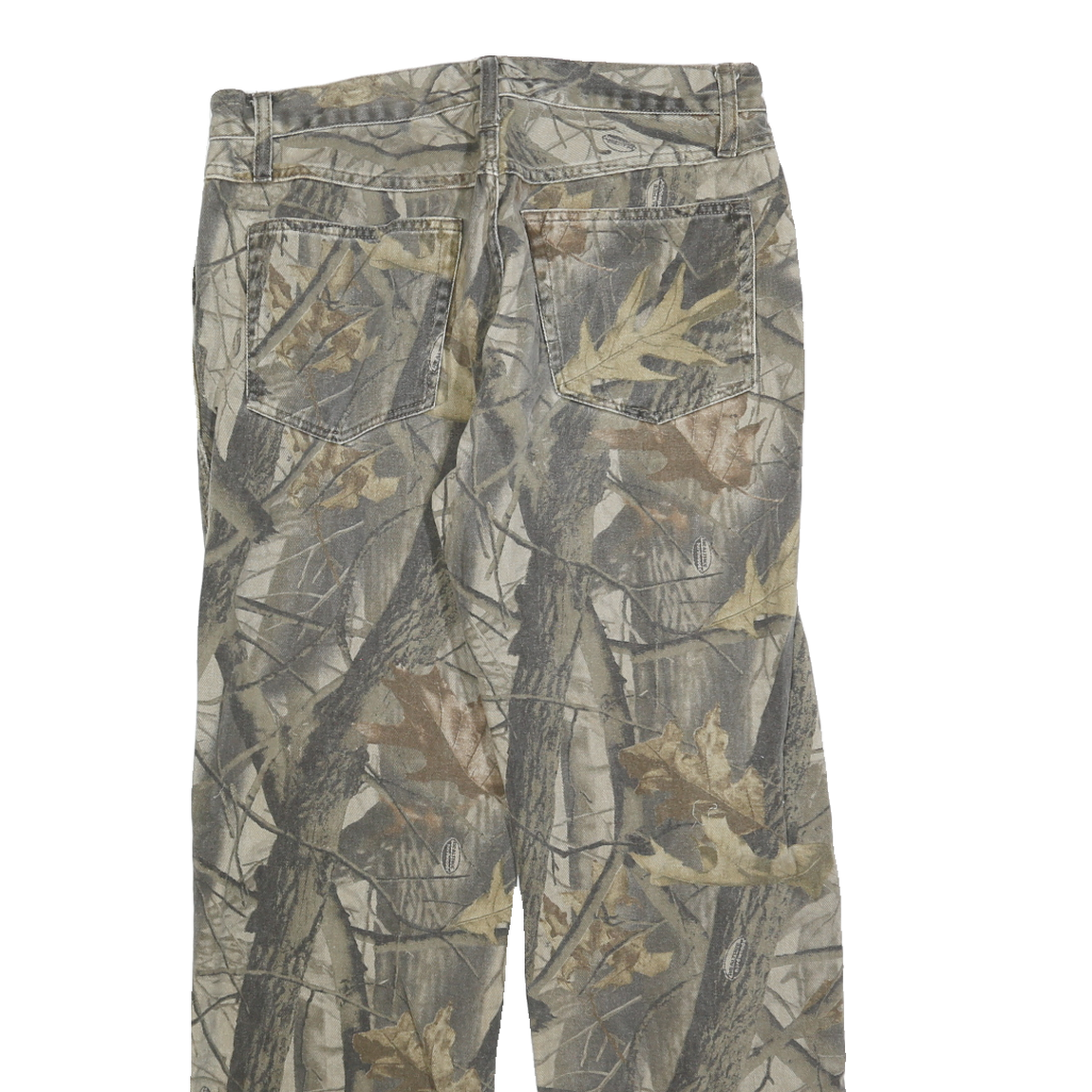 OUTFITTERS RIDGE Mens Cotton Blend Camouflage Regular Fit Straight Leg Trousers