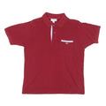 LACOSTE Mens Red Cotton Blend Pocket Short Sleeve Polo Shirt M Classic Style