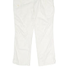 LAUREN RALPH LAUREN Womens White Regular Fit Straight Leg Trousers W34 L34