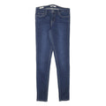 LEVI'S Womens Jeans Blue Slim Skinny Denim W28 L31 Zip Cotton Blend