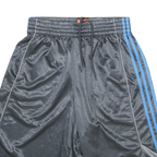 ADIDAS Mens Sports Shorts Grey & Blue FC Barcelona Logo Loose Fit M W26