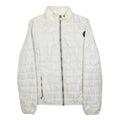 NAPAPIJRI Womens White Quilted Jacket S Polyester Lightweight Zip Front