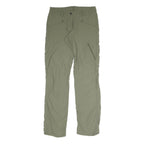 Womens Regular Fit Beige Polyester Blend Trousers W30 L31 Zip Closure Outdoor