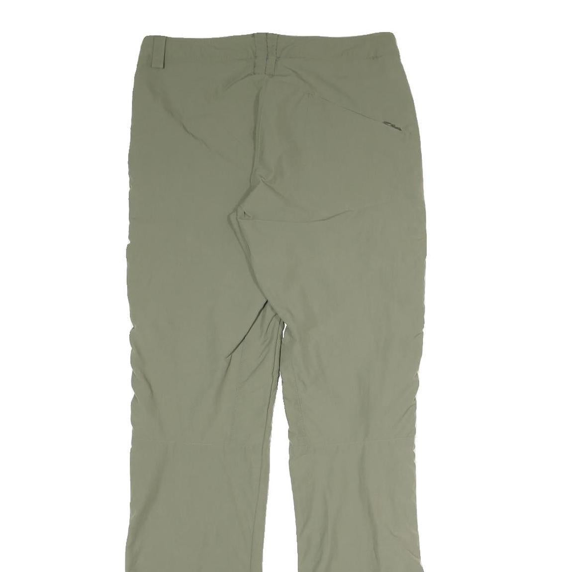 Womens Regular Fit Beige Polyester Blend Trousers W30 L31 Zip Closure Outdoor