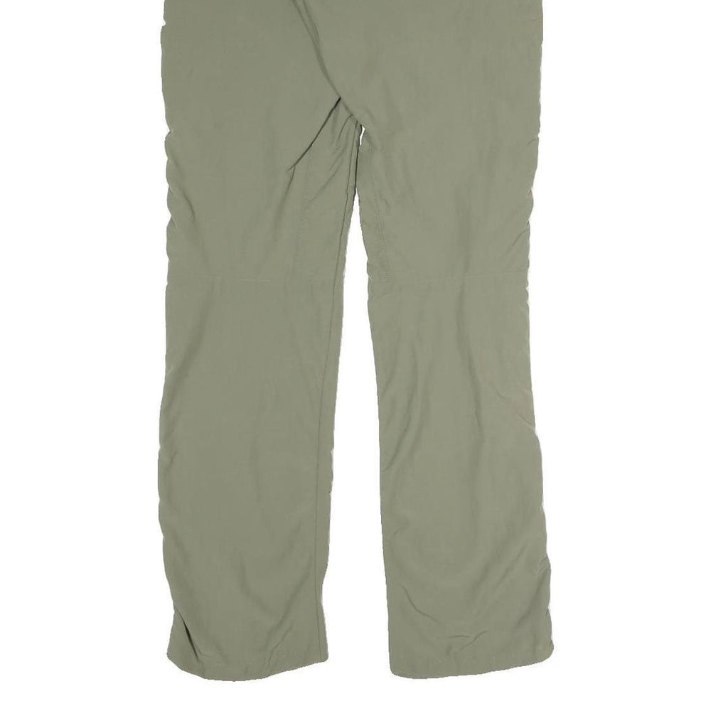 Womens Regular Fit Beige Polyester Blend Trousers W30 L31 Zip Closure Outdoor