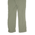 Womens Regular Fit Beige Polyester Blend Trousers W30 L31 Zip Closure Outdoor