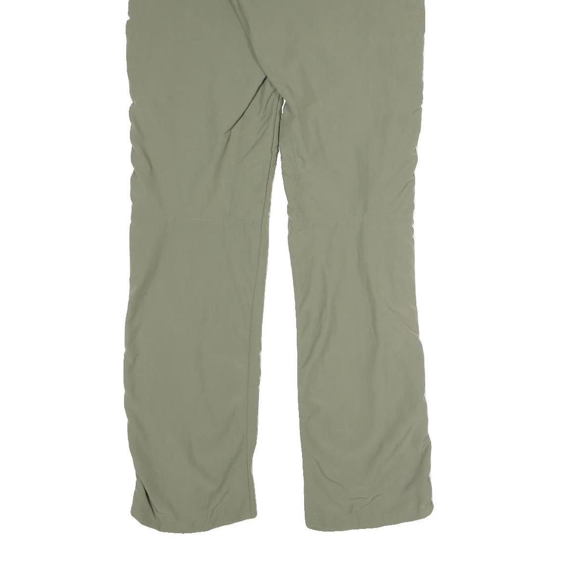 Womens Regular Fit Beige Polyester Blend Trousers W30 L31 Zip Closure Outdoor