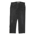 LEVI'S 505 Mens Jeans Black Regular Straight Denim Medium W38 L30 Classic Fit