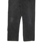 LEVI'S 505 Mens Jeans Black Regular Straight Denim Medium W38 L30 Classic Fit