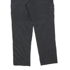 ROUNDER Mens Regular Black Cotton Blend Cargo Trousers W32 L30 Utility Pocket