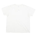 CALVIN KLEIN JEANS Mens White L Cotton Blend T-Shirt Short Sleeve Crew Neck